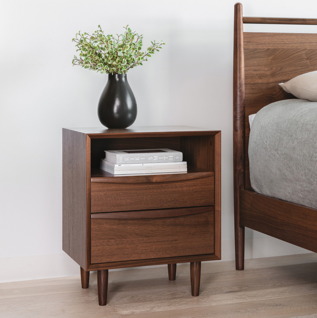 Lenia 2 Drawer Nightstand