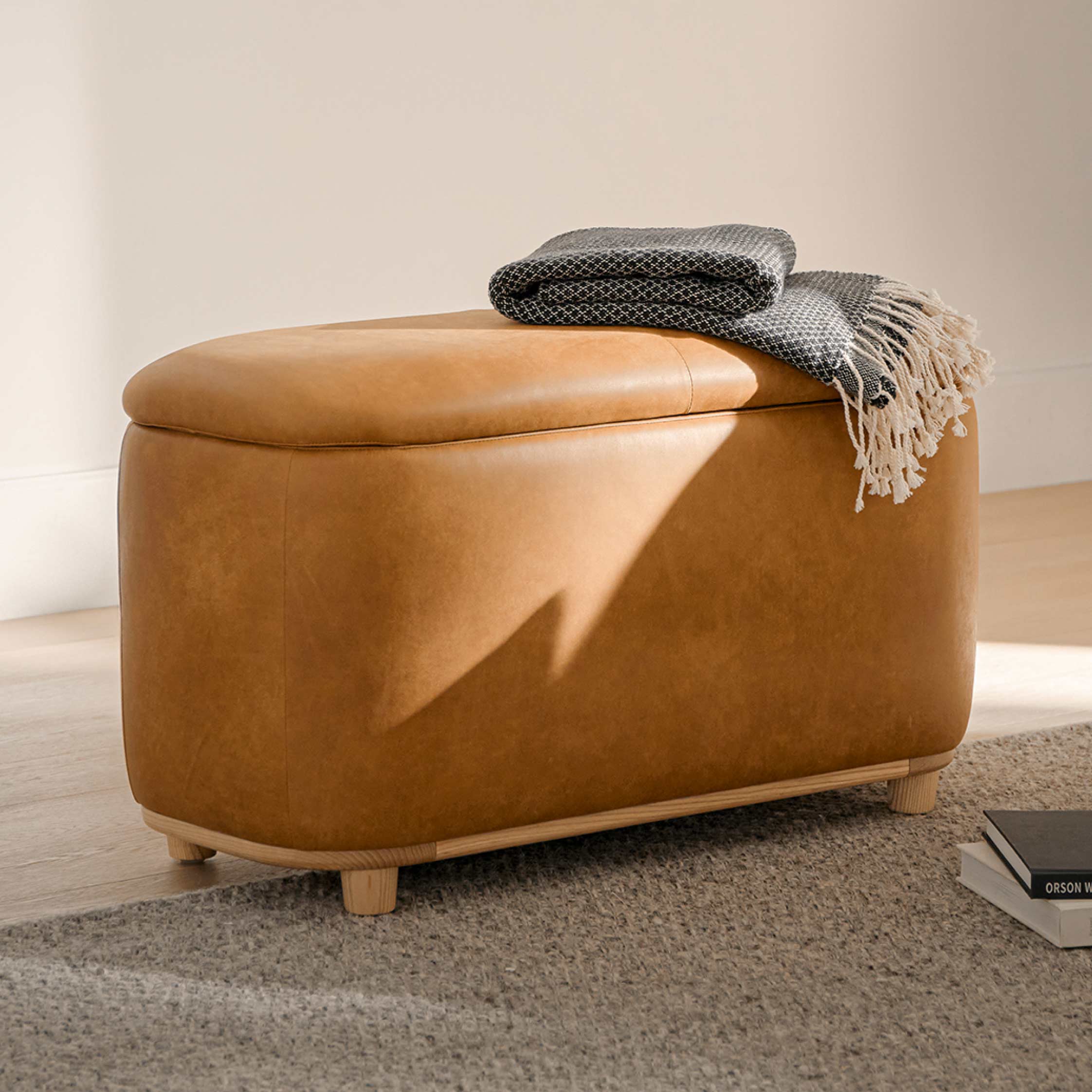 Shop the Maribo Storage Ottoman.