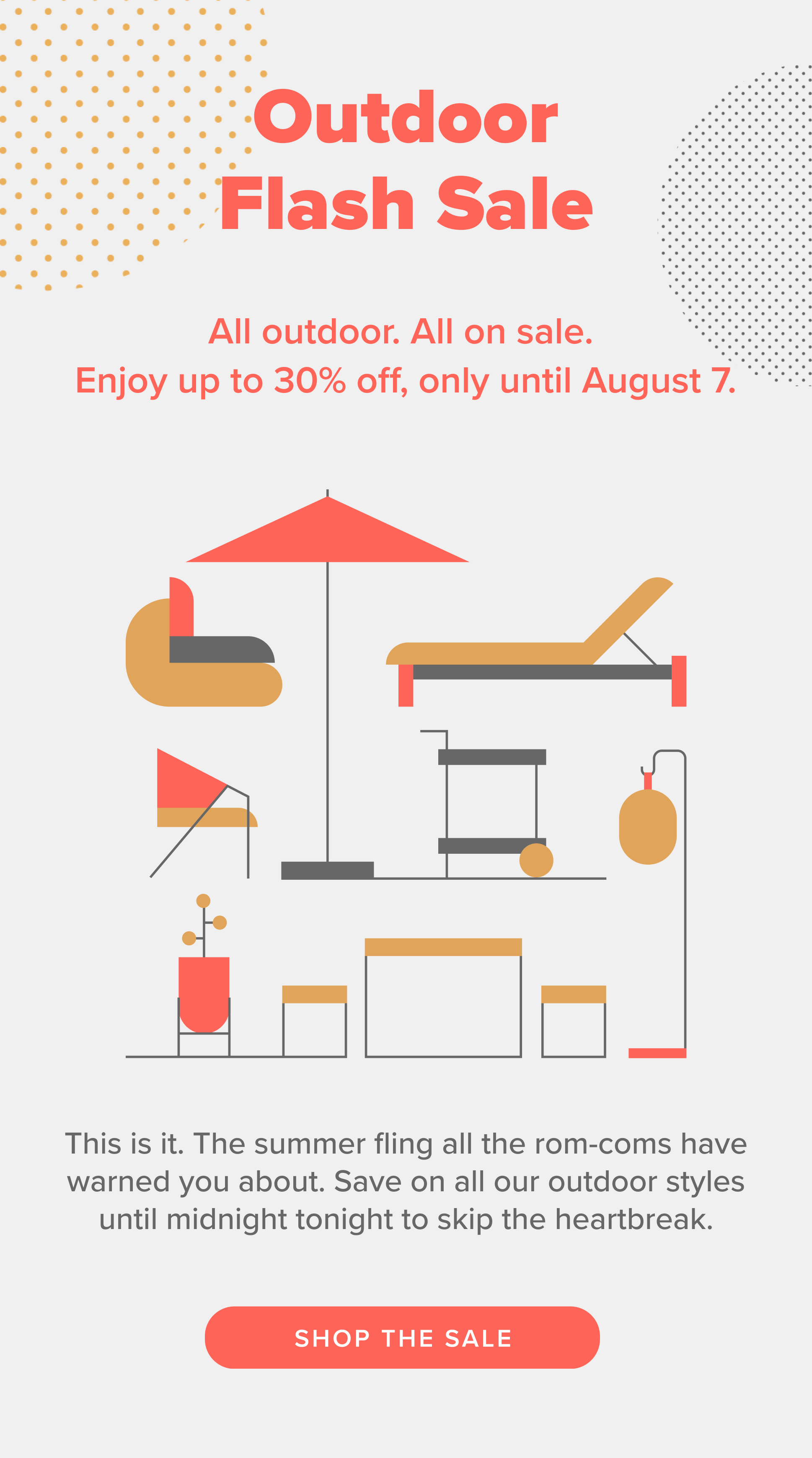 Our shortest sale ever: only 72 hours to save.
