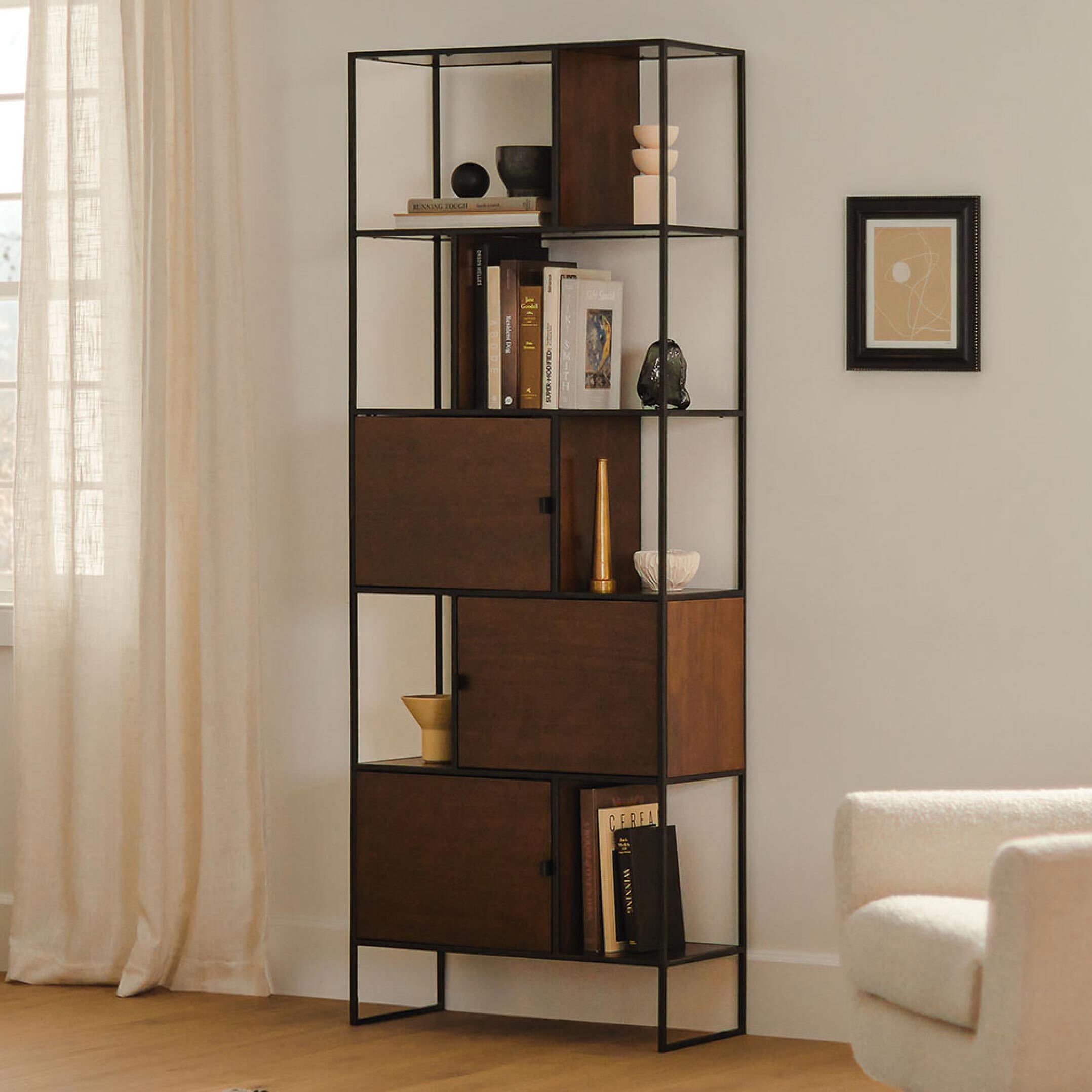 Shop shelving.