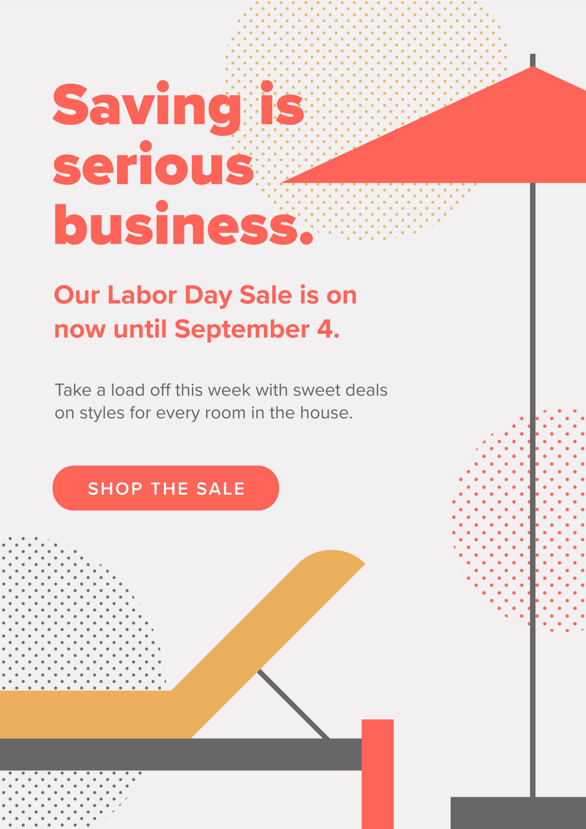 Work is hard, saving is easy. Shop sweet deals on tons of popular styles, now until September 4.