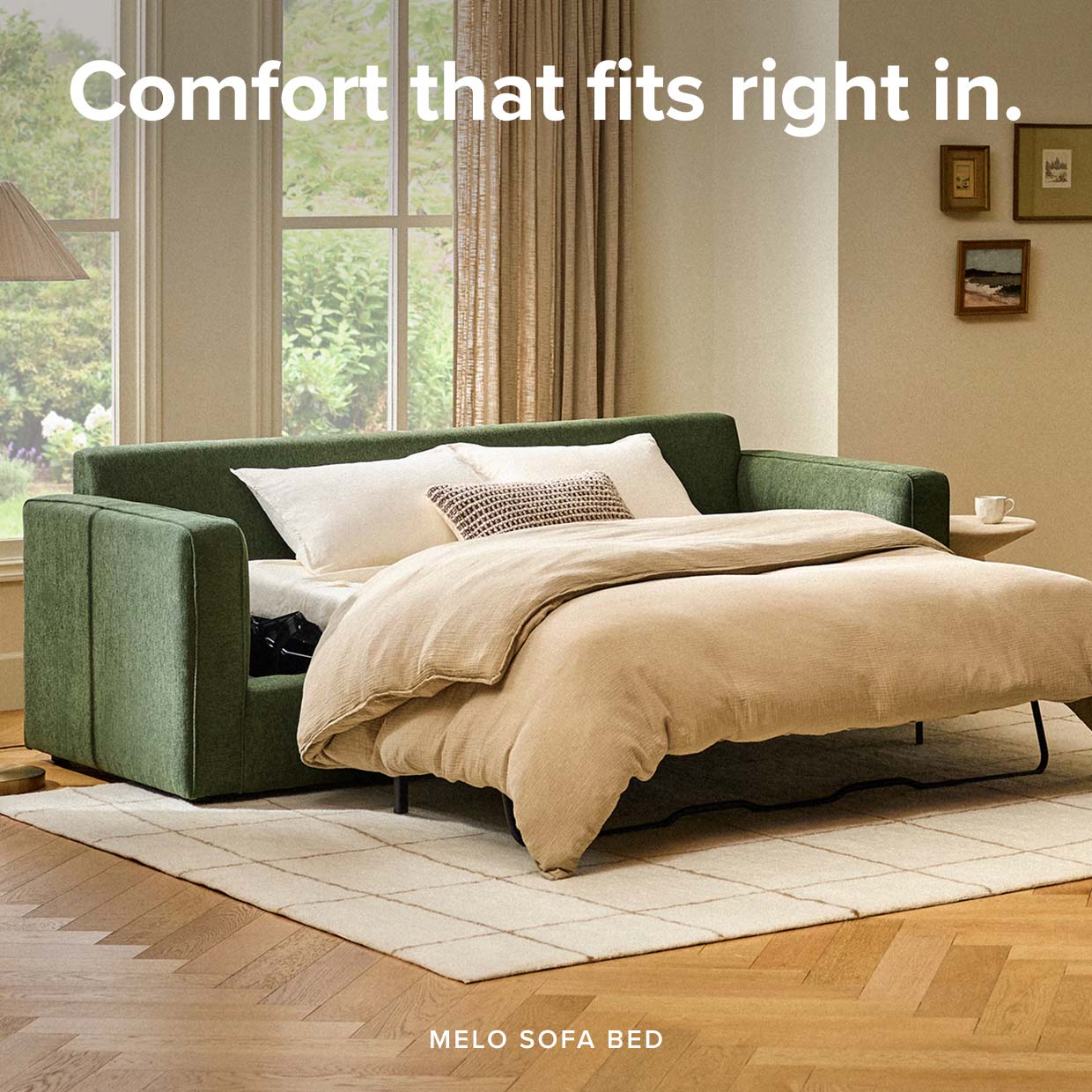 Comfort that fits right in.