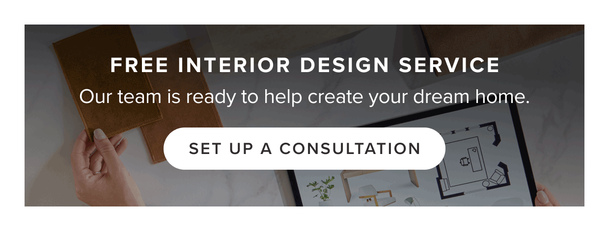 Free interior design service: learn more.